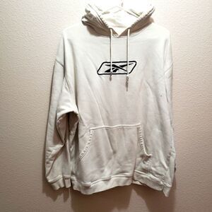Reebok hoodie, white, M